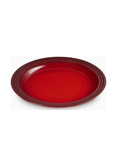 Le Creuset Klasik Dayanıklı Tasarım Seramik Yemek Tabağı 27 Cm Kırmızı