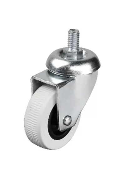 Hts 332 - 50x20 Mm Çift Bilyalı Vidalı Teker 4 Adet Siyah