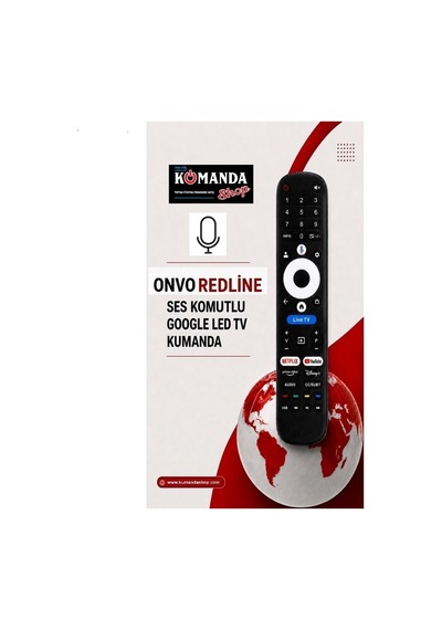 Ses Komutlu Redline Onvo Ses Komutlu Google Led Tv Kumanda