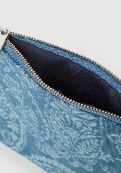 Mavi - Desenli Denim El Çantası 1913944-82050