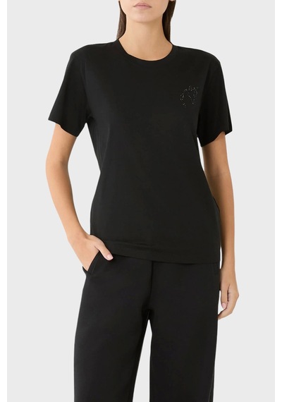 Emporio Armani Bayan T Shirt Ew003970 Af10003 Uc001 Siyah Siyah