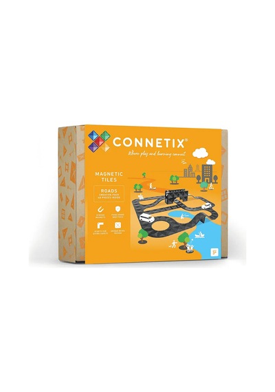 Connetix Creative Roads Pack Manyetik Bloklar - 48 Parça