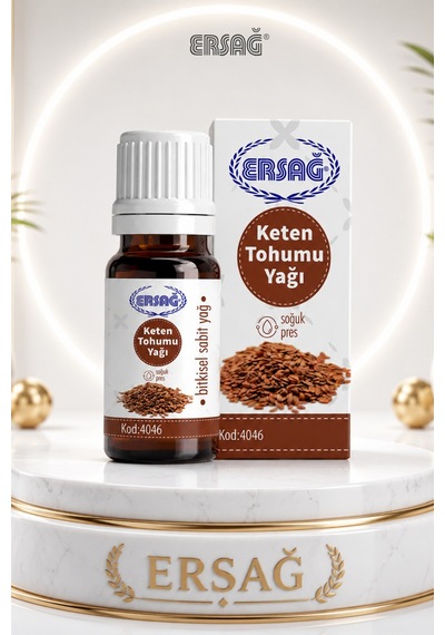 Ersağ Soğuk Pres Keten Tohumu Yağı 30 ML