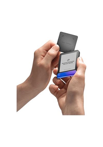 Ledger Flex Recovery Key Ve Kripto Donanım Cüzdanı Neptün Mavisi