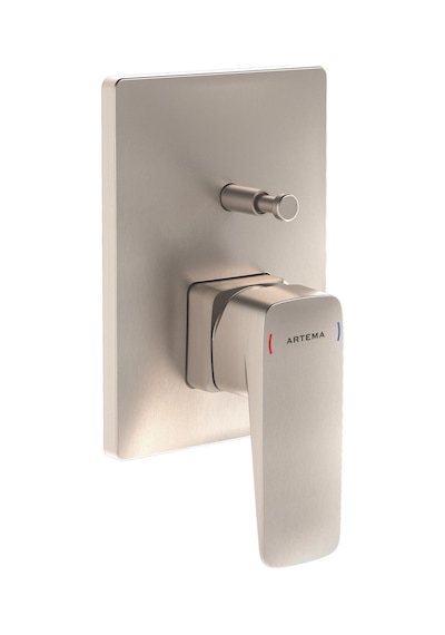 Artema Root Square Ank. Banyo Bataryası Fırçalı Nikel A4275234
