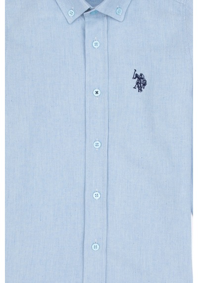 U.s. Polo Assn. Erkek Çocuk Açık Mavi Gömlek Basic 50316769-vr003 Acık Mavı