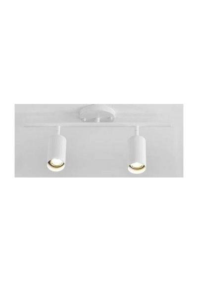 Mylights Beyaz Hareketli Ikili Led Aplik Led Spot Led Avize Gün Işığı Led Ampullü Siyah