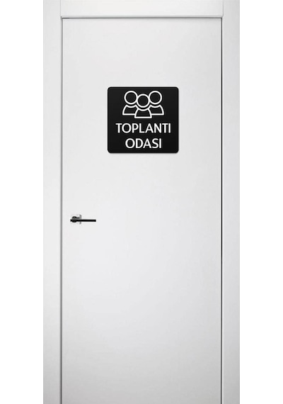 Ofistike Toplantı Odası İsimlik Ofis Yönlendirme Kapı İsimlik Oda Tabela Genel