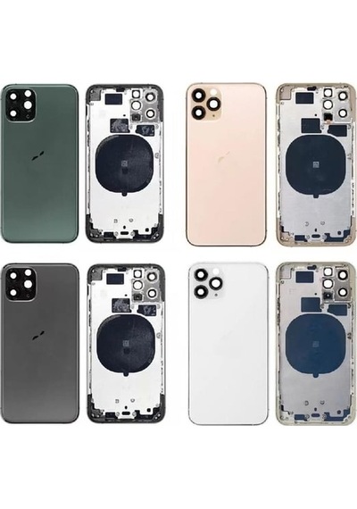 Apple Uyumlu iPhone 11 Pro Max İçin Boş Kasa Beyaz
