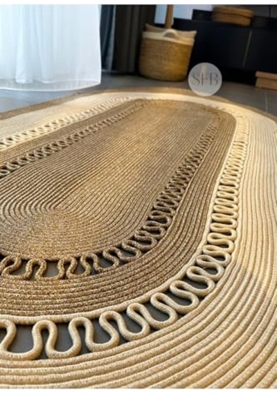 Ayrex Home Turko Jüt, Hasır, Kilim, Paspas, Yolluk, Jüt Halı, Jüt Paspas, Dekoratif Kilim, Bohem Tarzı Kilim, Kili Diğer