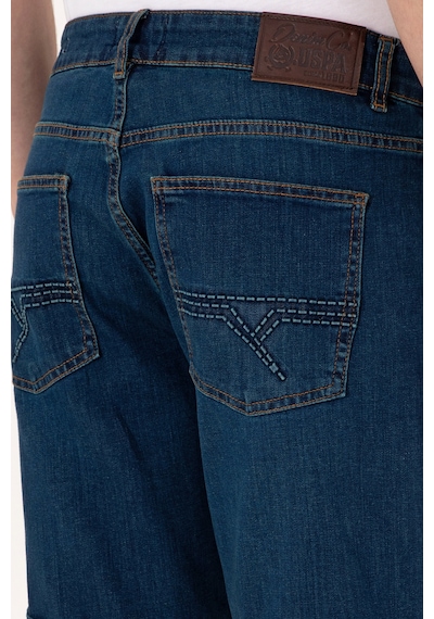 U.S. Polo Assn. Erkek Mavi Jean Şort 50306058-DN0030