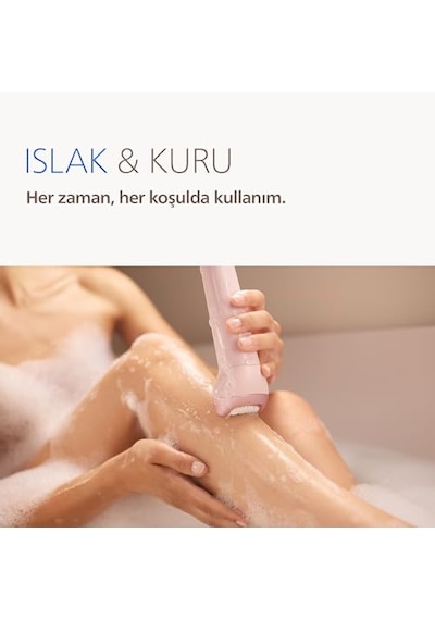 Philips Bre718/05 Epilatör Serisi 9000, Kablosuz, Islak Ve Kuru Kullanım, 32 Cımbız, Led Işık, 60 Dakika Pil Ömrü