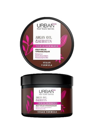Urban Care Argan Yağı & Keratin Kolay Kırılan Saçlara Özel Yoğun Saç Bakım Maskesi 230 Ml- Vegan
