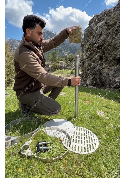 Bravon Outdoor Em As Katlanabilir Paslanmaz Kamp Mangalı Yuvarlak 3 Mm