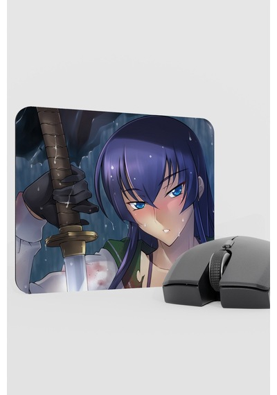 Highschool Of The Dead Anime V2 - 22x18 Gaming Kauçuk Kaymaz Taban Mouse Pad Fare Altlığı