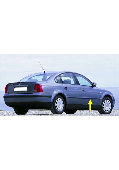 VW Passat B5 1997-2000 Sağ Ön Kapı Çıtası Siyah Plastik 3B0853516