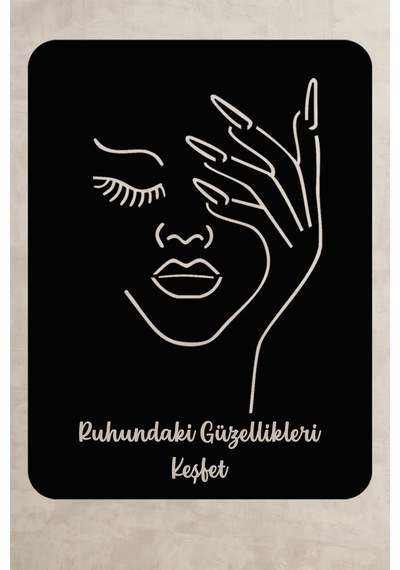 Led Işıklı Kişiselleştirilebilir Kadın Temalı Tablo Biana Dekoratif Gece Lambası Pembe - 737240857 Pembe