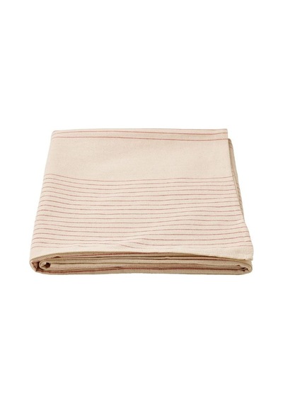 Ikea Evıppstar Masa Örtüsü 150 X 150 Cm Bej - Kırmızı