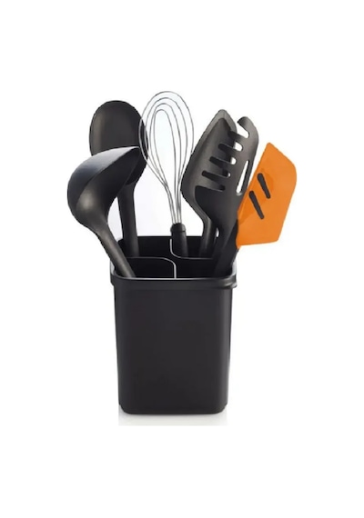 Tupperware Tupperware Desenli Olmayan Mutfak Alet Standı 1 Adet 279031272 Siyah