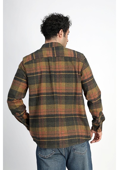 Lee Cooper Erkek Donas Dokuma Uzun Kol Gömlek 241005 Hardal Hardal