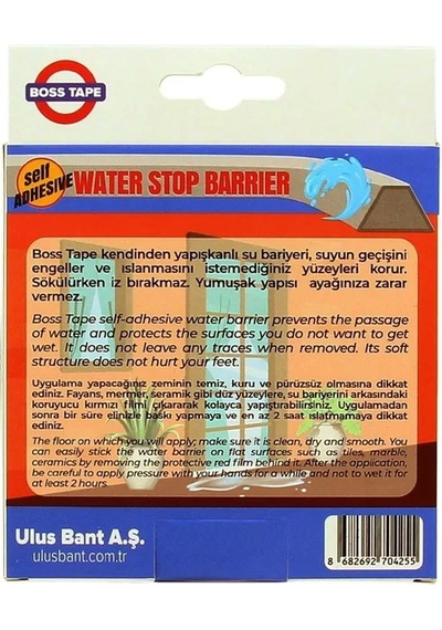Boss Tape 4255 Yapışkanlı Su Bariyeri 15mmx1m
