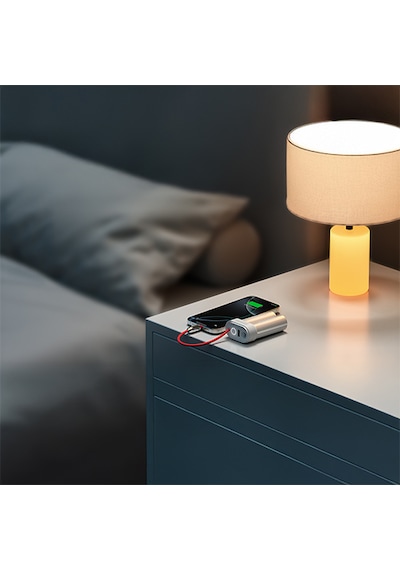 Sharge Pouch Mini - Ultra Kompakt ve Taşınabilir Powerbank - Beyaz