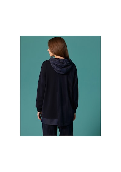 Seçil Çizgili Detaylı Büzgülü Kapüşonlu Sweatshirt Ve Pantolon Lacivert - 930828166 Lacivert Seçil Çizgili Detaylı Büzgülü Kapüşonlu Sweatshirt Ve Pantolon Lacivert - 930828166 Lacivert
