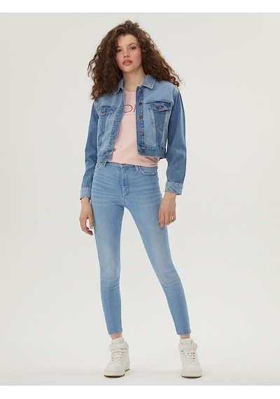 LOFT Slim Fit Kadın Ceket Lf2029111 Q1.v1 Denim
