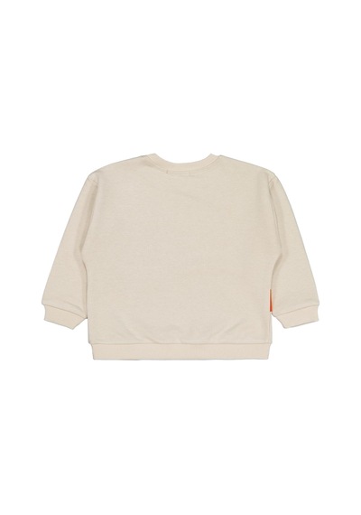 Civil Boys Cebi Surat Nakışlı 2-5 Yaş Sweatshirt - Bej Taş Rengi