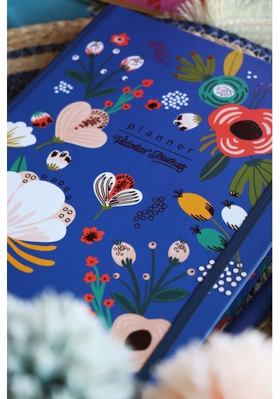 Vj Gsp Ayraçlı Planlayıcı Defter 17x23 100 Gr. Haftalık 112 Sf.+todo 30 Sf.+noktalı 50 Sf. Lacivert