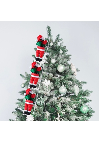 Merdiven Tırmanan Noel Baba 95cm 3lü