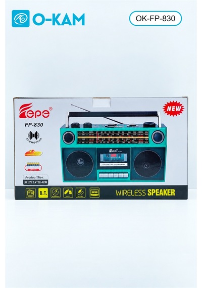 O-kam Fp-830 Bluetooth Kasetçalarlı Dört Bant Retro Radyo