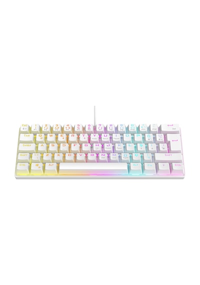 Rampage Plower K60 Blue Switch Kablolu 12 Işık Modlu Mekanik Oyuncu Klavye