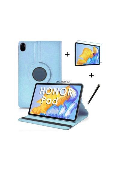 Huawei Honor X8 Pro 11.5 İnç Kılıf Uyumlu 360 Standlı Kılıf + Ekran Koruyucu + Dokunmatik Kalem Arka Kapak