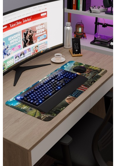 Far Cry Kaymaz Dikişli Kauçuk Oyuncu Mousepad V1 - 70x30 Xl Gaming Mouse Pad Fare Altlığı