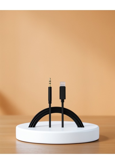 Aux Ses Kablosu Dönüştürücü, Lightning 3.5mm, 1 Metre Standart