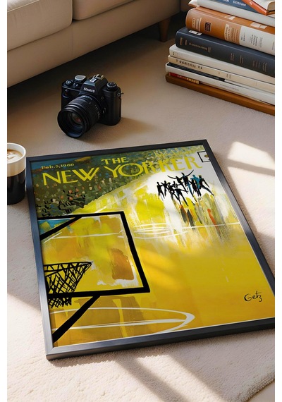 The New Yorker Çerçeveli Tablo February 5 1966