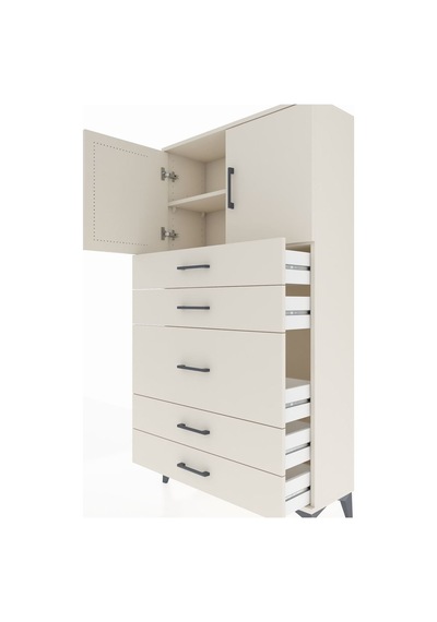 Arges Dolap 2 Raflı 5 Çekmeceli 2 Kapaklı 88x30x163 Aytaşı-ay... Aytaşı Arges Dolap 2 Raflı 5 Çekmeceli 2 Kapaklı 88x30x163 Aytaşı-ay... Aytaşı