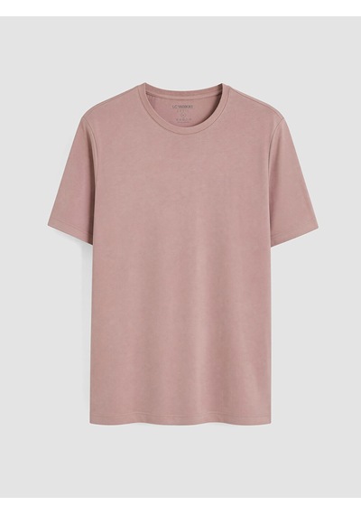 Lcwaıkıkı Classic Pembe Soft Touch %100 Pamuk Erkek Tişört