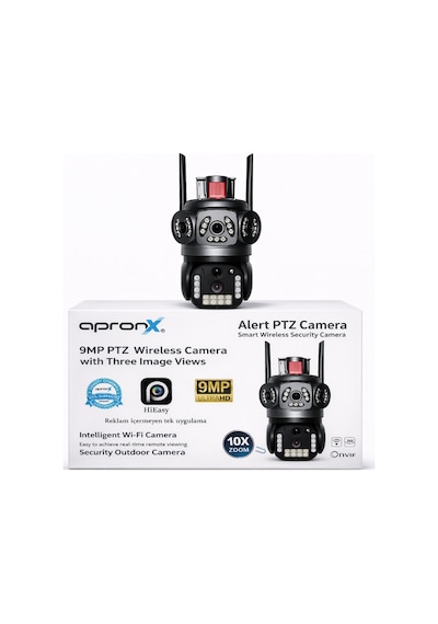 Apx-wp373oz 9mp 10x Zoom 2.8mm-12mm İki Kamera Wifi Ptz 11.03.01.001400