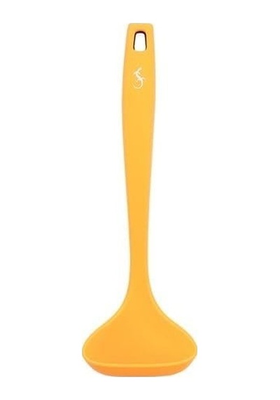 Lurch - Platin Silikon Sos Kepçesi 28 Cm Sarı - Yanmaz, Yapışmaz, Bükülmez, Çizmez, Tat Ve Koku Bırakmaz - 240055