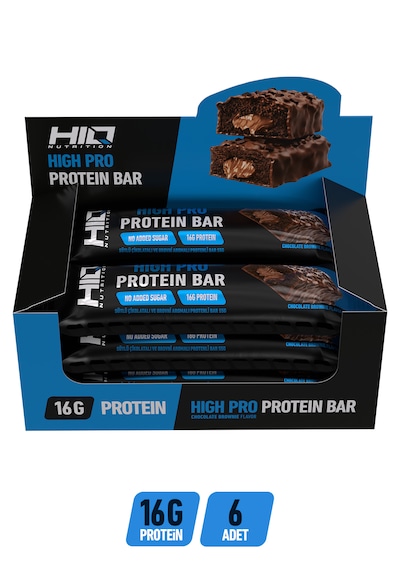 Hıq High Pro Protein Bar 6x55g Chocolate Brownıe Flavored