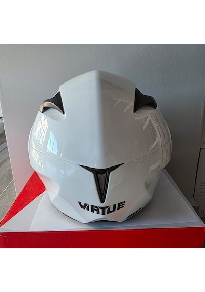 Çene Açılır Kask Vizörlü Md-808 Vırtue Beyaz L