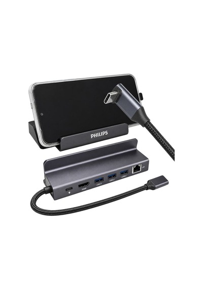 Swr1691a/93 Usb-c 6 Sı 1 Arada Stand Tasarımlı Hub - 4k 60hz Hdmı, 1000mbps Lan, 100w Pd