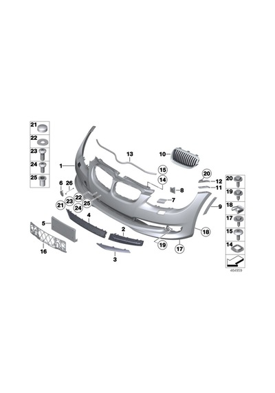 Ön Çeki Demir Kapak E92lci / E93lci 51117256104