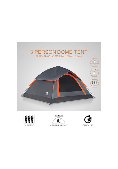 Mobihome 63200 Otomatik Çadır-haki Haki