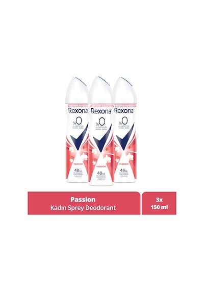 Rexona Passion Kadın Sprey Deodorant 3 x 150 ML