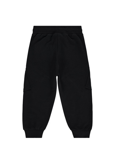 Civil Boys Basic Kargo Cepli 2-5 Yaş Eşofman Altı - Siyah