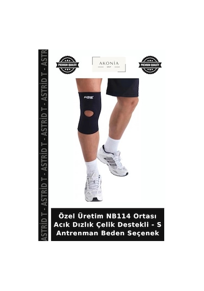 Özel Üretim Nb114 Ortası Acık Dızlık Çelik Destekli - S Antrenman Beden Seçenek