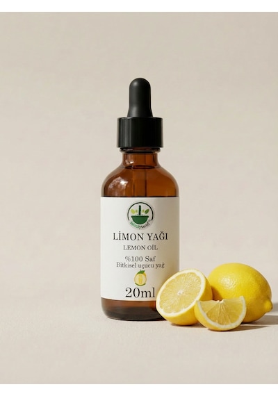 Limon Uçucu Yağı Lemon Essential Oil Citrus Limon Saf Doğal 20 Ml 20 ML